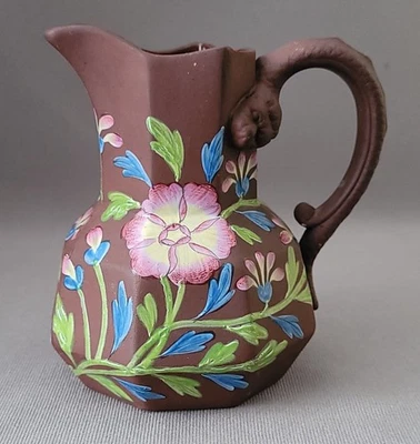 ANTIQUE SPODE HAND PAINTED FLOWERES PATTERN 3339 HYDRA JUG C1820 - Image 1 of 4