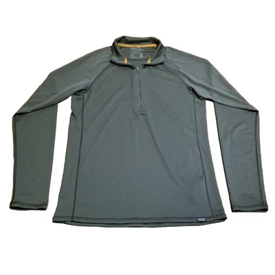 Patagonia Capilene Midweight Women's Size M Gray 1/4 Zip Base Layer Performance - Image 1 of 4