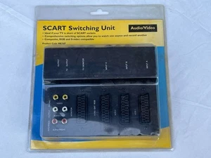Maplin 3 Way Manual SCART Switching Unit Black NEW - Picture 1 of 2