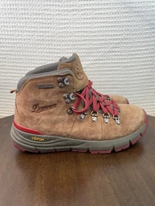 Danner Mountain 600 4,5 "braun rot wasserdicht Wildleder Wanderstiefel Damengröße 6 - Bild 1 von 11