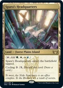 Spara's Headquarters - Foil Light Play Magic The Gathering Promo Pack: Streets of New Capenna - Imagen 1 de 1