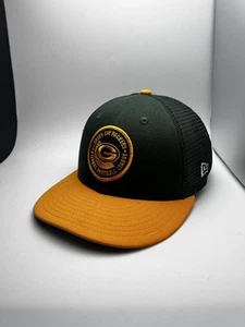 Green Bay Packers Hat Cap Snap Back Trucker Mesh NFL Football Mens New Era - Picture 1 of 5
