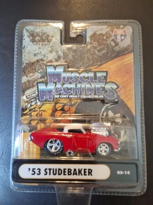 Muscle Machines 1953 Studebaker Coupe 53 Studebaker 1/64 die cast -- - Image 1 of 3