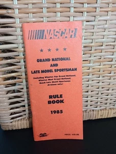 Libro de reglas NASCAR Grand National and Late Model Sportsman 1985 - Imagen 1 de 6
