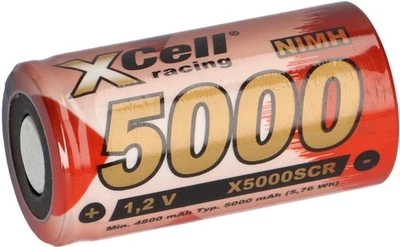 XCell SUB-C Akku Zelle 5000mAh 1,2V NIMH Hochleistungszelle in Industriequalität - Bild 1 von 4