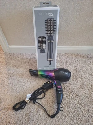 Combo de cepillo giratorio de aire caliente Conair Infiniti Pro BC191NN 2 pulgadas + secador de pelo Foto 1 de 4