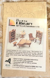 Corona Concepts 7206 Live it Up Biblioteca Kit de Muebles de Madera Sellado NUEVO - Imagen 1 de 2