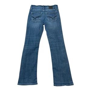 BKE Buckle Conner Bootcut Blue Denim Jeans Boy’s Size 8 Regular - Picture 1 of 12