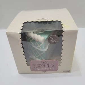 Nuevo sello apreciación pequeña rebanada de bonita caja de baratija pastel de recuerdo porcelana - Imagen 1 de 5