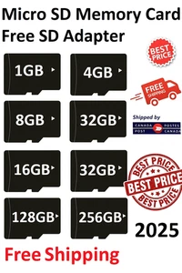 Micro SD Memory Card High Speed TF 1GB 2GB 4GB 8GB 16GB 32GB 64GB 128GB Mini LOT - Picture 1 of 11