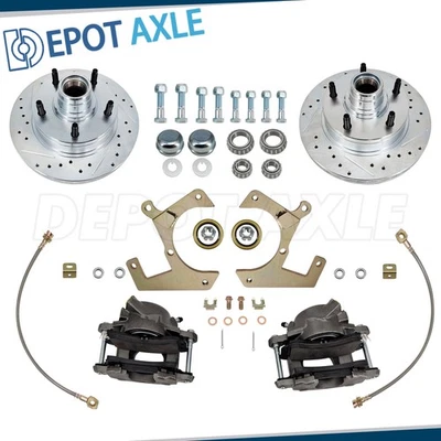 Disc Brake Kit Complete Deluxe Bolt On for 1957 - 1964 Ford F-100 Truck New - Image 1 of 4