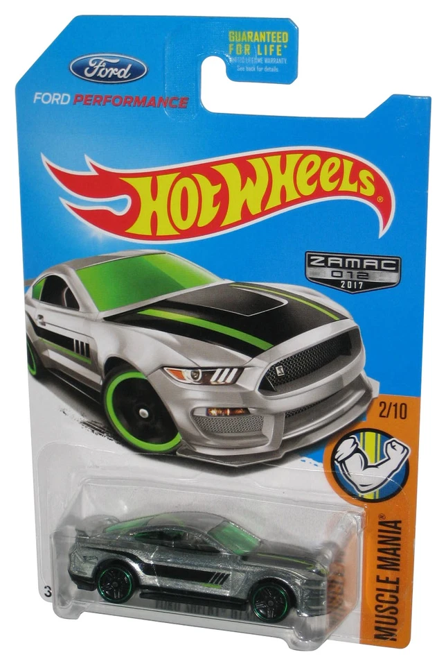 Carro de brinquedo Hot Wheels Muscle Mania (2017) prata Zamac 012 Ford Shelby GT350R 2/10 - Imagem 1 de 1