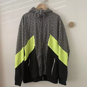 Chaqueta deportiva BALMAIN x ROSSIGNOL monograma logotipo con paneles 54 XXL $2250 NUEVA - Imagen 1 de 7