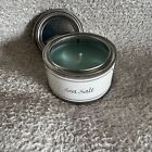 TWO Pintail Paintpot Tinned Candle, Sea Salt, Burntime 14hr Per Tin