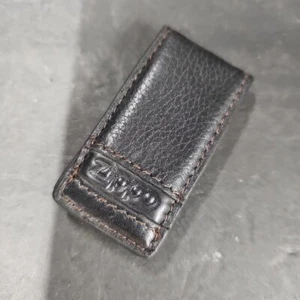 ZIPPO GENUINE LEATHER MONEY CLIP - Picture 1 of 5