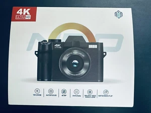 NBD 4K 48MP Digital Cameras Autofocus Vlogging Camera for YouTube with 32GB TF - Picture 1 of 23