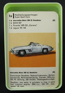 ASS AUTO-QUARTETT 616 E - 1959 - 9,5 x 6,5 cm KLUXEN Doppelsteg-Werbebox Karten - Picture 1 of 13
