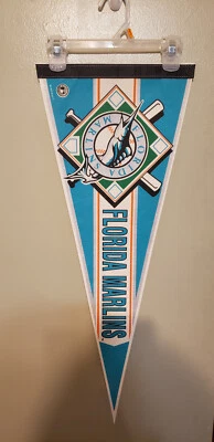 FLORIDA MARLINS BASEBALL MLB FELT PENNANT 3/10/22 - Image 1 of 2
