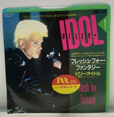 Billy Idol - Flesh For Fantasy - JAPAN VINYL SINGLE 7" - WWS-17488 - Image 1 of 3