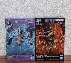 One Piece World Collectable Figure SPECIAL Luffy Sabo set - Picture 1 of 6