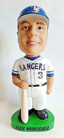 MLB Baseball Bobble Dobbles Alex Rodriguez Texas Rangers 7.5" Bobblehead Figure Cover