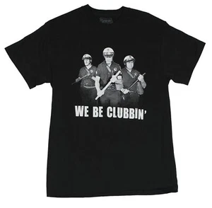 Crude Attitude Adult New T-Shirt - Cops "We Be Clubbin" Pic - Picture 1 of 1