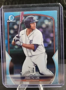 2023 Bowman Chrome Hao Yu Lee Sky Blue Refractor - Detriot Tigers - Bild 1 von 2