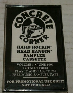 Concrete Corner Volume 1 June 1991 CRN0691 Promo Cassette Tape Motorhead New Oop - Picture 1 of 3