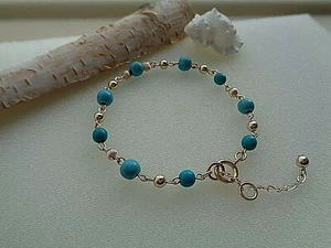 Gold Armband Türkis Gold Filled - Bild 1 von 9
