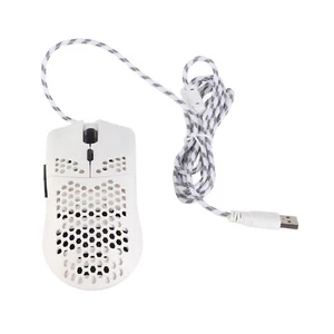 J900 Wired Gaming Mouse 6 Button 6400DPI RGB Programmable Hollow Shell New - Picture 1 of 22