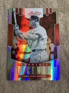 2020 Panini Absolute Baseball Legends Jimmie Foxx AL9 Mint /99