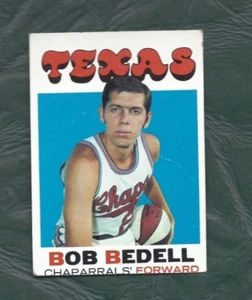 1971 Topps ABA basketball card #153 Bob Bedell Texas Chaparrals VG O/C - Picture 1 of 2
