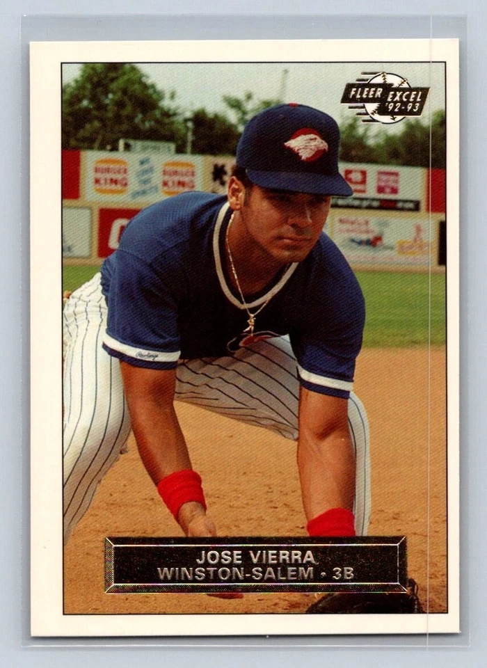 1992-93 Fleer Excel #14 Jose Vierra Winston-Salem Spirits - Image 1 of 2