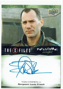 Akte X UFOs und Aliens 2019 Paranormal Script Auto A-TO Tom O'Brien als Louis - Bild 1 von 2