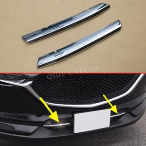 Para Mazda CX-5 KF 2017-2021 Cromo Parrilla Tiras Cubierta Moldura Decoración - Imagen 1 de 7