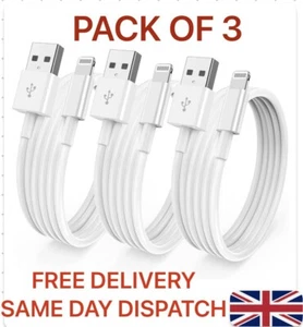 For iPhone 16 15 14 13 12 Pro Max X Fast 20W USB Charger Cable- Fast charging UK - Picture 1 of 1