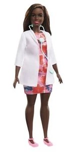 Doctor Barbie • 12” Brunette Doll • Curvy Shape • Doctor Accessories - Picture 1 of 6