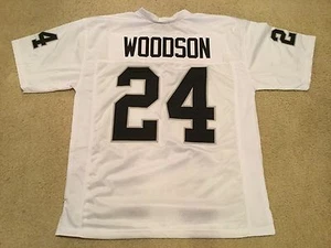 UNSIGNED CUSTOM Sewn Stitched Charles Woodson White Jersey - M, L, XL, 2XL, 3XL - Picture 1 of 2