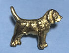 Bloodhound Tie Tack Jewelry , Gold-tone Dog Tie Tack  FREE SHIPPING
