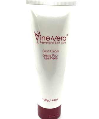 Crema de pies para el cuidado de la piel con manteca de karité Vera Resveratrol 120 g/4 oz nueva sellada Foto 1 de 3