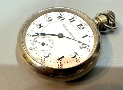 Reloj Bolsillo Hamilton 940 Talla 18 21 Joyas Circa 1903 Foto 1 de 4