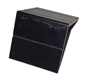 NES REPLACEMENT PART: OFFICIAL CONSOLE SHELL CORNER BRACKET (BLACK) B - Picture 1 of 1