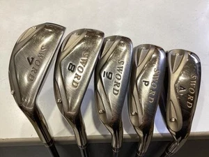 KATANA Golf SWORD iZU MAX SNIPER 5pcs Iron Set 7-9/P.A Flex-R No Head Cover F/S - Picture 1 of 5