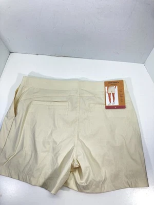 Pantalones Cortos de Senderista Eddie Bauer Mujeres 14 36X7 Marfil Nylon Elastizados Bolsillos de Spandex Nuevos con Etiquetas Foto 1 de 4