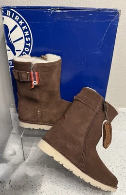 Birkenstock Westford Suede Shearling Espresso Brown Boots Women's US 5-5.5 EU 36 - Изображение 1 из 4