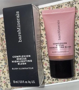 bareMinerals Complexion Rescue Highlighting Blush Peach GLOW 0.5oz - Picture 1 of 1