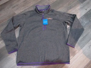 LSU Tigers Columbia Quarter Zip Pullover Men's XL new with tags Free Ship - Picture 1 of 4