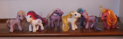 Lote de 6 ponis My Little Pony cepillables Hasbro 2002 vintage - en muy buen estado Foto 1 de 4