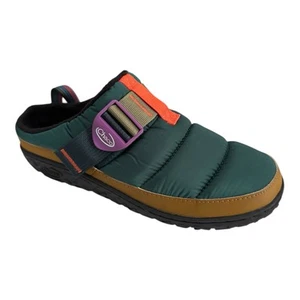 Chaco Ramble Puff Zoccoli Ciabatta Slip-On Uomo 10 Retro Verde Pino $75 - Foto 1 di 7