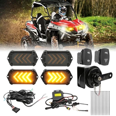 Kit de señal de giro UTV legal para calle con bocina para CF-MOTO Zforce 500/600/800/950/1000 Foto 1 de 4